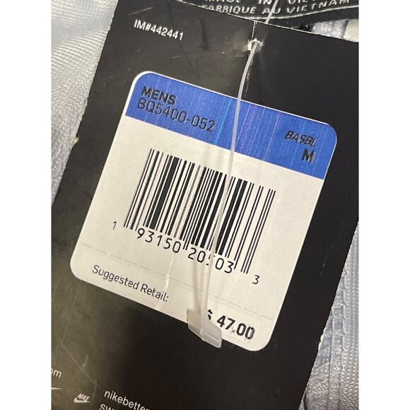 NEW! Nike Men's Stock Vaport Select2 High Baseball Pants Wolf Grey Size Medium - Picture 10 of 10